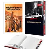 Hayatın İçinden Türkçe Dualar - Kahraman Yusufoğlu ve 2026 Atatürk Ciltli Ajanda