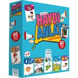 Haydi Anlat 60 Kartlı Ipuçlu Eğitici Çocuk Oyun Kartları Aile Oyunu - Pembe