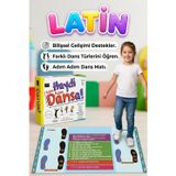 Haydi Dansa! Latin Dans Matı 130X70 Cm Adım Adım Eğitici Geleneksel Dansı Öğretim Oyunu