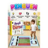 Haydi Dansa! Penguen Dans Matı 130X70 Cm Adım Adım Eğitici Eğlenceli Dans Öğretim Oyunu