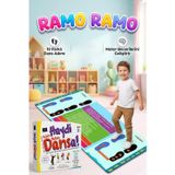 Haydi Dansa! Ramo Ramo Dans Matı 130X70 Cm Adım Adım Eğitici Eğlence Dansı Öğretim Oyunu