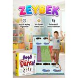 Haydi Dansa! Zeybek Dans Matı 130X70 Cm Adım Adım Eğitici Halk Dansı Öğretim Oyunu