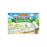 Haydi Dekor 45 cm Dev Köy Hayatı Boyama Rulosu – 4 Metre Uzunlukta Dev Boyama Kağıdı|