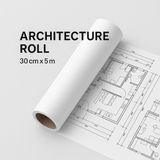 Haydi Dekor Mimarlık ve Mühendislik Öğrencileri Için Beyaz Teknik Çizim Kağıdı Rulosu 30 cm x 5 M – Proje, Autocad, Eskiz, Tasarım, Modelleme, Atölye ve Maket Çalışmaları Için Profesyonel Çizim Rulosu