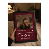 HayDün Dünyanın En Güzel Kızı Aynalı Tablo Sevgiliye Hediye Anlamlı Hediye Aynalı Spotify Kodlu Makyaj Tablosu