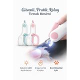 HAYHAYPETSHOP LED Işıklı Kedi Köpek Tırnak Makası Güvenli Pratik Kesim Evcil Hayvan Tırnak makası