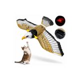 HAYHAYPETSHOP Sesli ve kanat çırpan uçan kuş uçan kartal oyuncak kuş