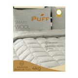 Hayo’u PUFF Çift Kişilik 200x220 4kg Merinos Boncuk Yün Kışlık Kalın Yorgan (PAMUKLU KUMAŞ)