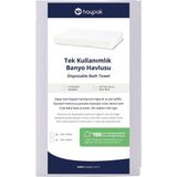Haypak Tek Kullanımlık Banyo Havlusu Ekstra Kalın 80X140 cm - 12 Adet