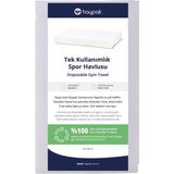 Haypak Tek Kullanımlık Spor Havlusu Ekstra Kalın 40 x 80 cm - 35 Adet - 318-Kahve