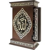 Hayrat Neşriyat Kabeli Gümüş Kaplama Kur'an-I Kerim - Çanta Boy 23*17 cm - Gelin Damat Çeyizlik Hediyelik Kur'an - Tevafuklu Kuranı Kerim