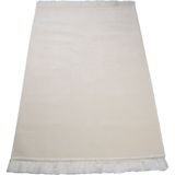 Hayrat Neşriyat Kadife Velur Seccade Düz Renk (70X110 Cm. Krem) - 70 x 110 cm
