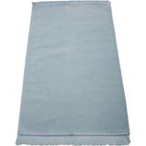 Hayrat Neşriyat Kadife Velur Seccade Düz Renk (70X110 Cm. Mavi) - 70 x 110 cm