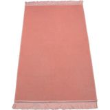 Hayrat Neşriyat Kadife Velur Seccade Düz Renk (70X110 Cm. Pembe) - 70 x 110 cm