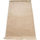 Hayrat Neşriyat Kadife Velur Seccade Düz Renk (70X110 Cm. Vizon) - 70 x 110 cm