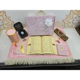 Hayrat Neşriyat Kişiye Özel Düğün Hediyesi Orta Boy Meal Kuran Seti Isme Özel Hazırlanır 16*24 - PEMBE - Renkli