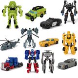 HAYUL 6 ADET Araba Robot Oyuncağı, Mini Aksiyon Figürü, Çocuklar için Deformasyon Robot 5~12