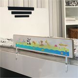 Hayvan Desenli Ahşap Yatak Bariyeri 90X30, Güvenli ve Şık Tasarım - Seçenek 1