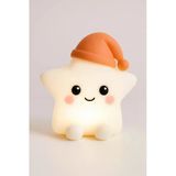 Hayvan Figürlü Gece Lambası, Silikon Rgb Dokunmatik, Yumuşak Işık, Bebek Odası Ve Çocuklar İçin, Usb Şarjlı, Renkli Aydınlatma, Dekoratif Gece Lambası, Uyku Işığı (Yıldız)
