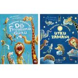 Hayvanat Bahçesinde Uyku Zamanı - Hayvanat Bahçesinde Diş Fırçalama Günü 2 Kitap Set - Sophie Schoenwald - Hayır