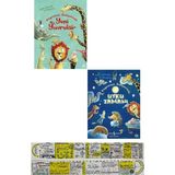 Hayvanat Bahçesinde Yeni Yavrular - Uyku Zamanı 2 Kitap Set (Matematik Öğreten Cetvel) - Sophie Schoenwald