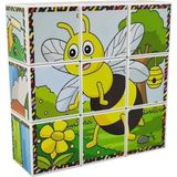 Hayvanlar 3D Manyetik Puzzle 9 Mıknatıslı Küp 6 Yapboz