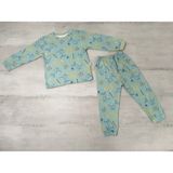 Hayvanlar Alemi Baskılı 2li Erkek Pijama Takımı - Açık Yeşil - 1 Yaş