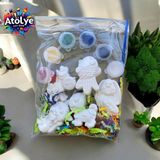 Hayvanlar Alemi Taş Boyama Seti, Yetişkin ve Çocuklar Için Eğlenceli Hobi Paketi - Seçenek 1