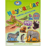 Hayvanlar - Çıkartma ve Aktivite Kitabı - Kollektif