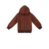 Hayvanlar Erkek Bebek Kahverengi Sweatshirt