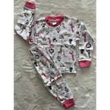 Hayvanlar Pijama Takımı - 18 Ay - Pembe