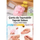Hayveys 100 Yaprak Parfümlü Eriyen Mini Kağıt Sabun El Sabunu Çanta Boy Hijyen - 100 Adet