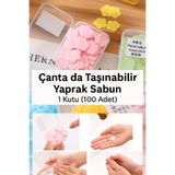 Hayveys 100 Yaprak Parfümlü Eriyen Mini Kağıt Sabun El Sabunu Çanta Boy Hijyen