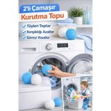 Hayveys 2’li Çamaşır Kurutma Topu – Tüy Toplayıcı Kurutma Makinesi Topu