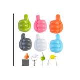 Hayveys 6'lı El Model Yapışkanlı Fiş Askısı Kablo Tutucu Düzenleyici Organizer Set