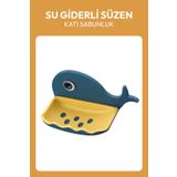 Hayveys Balina Model Yapışkanlı Süzgeçli Su Giderli Süzen Katı Sabunluk