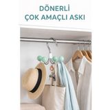 Hayveys Çok Amaçlı Askı –360° Dönen Dolap İçi Organizer| Çanta, Şal, Anahtar Düzenleyici
