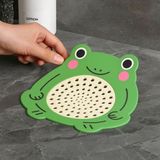 Hayveys Sevimli Kurbağa Süzgeçli Kokulu Banyo,mutfak,lavabo Gider Kapatıcı Kapak Mat - Yeşil - 1 Adet