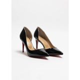 Hayy Shoes Canopus – Siyah Rugan Stiletto Deri Astarlı Topuklu Ayakkabı