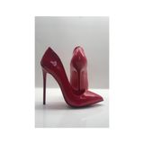 Hayy Shoes Kırmızı Rugan Stiletto Topuklu Ayakkabı