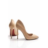 HAYYSHOES AURORA Nude Mat Stiletto Kadın Yüksek Topuklu Ayakkabı 10 Cm