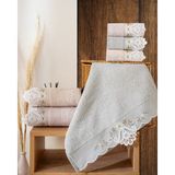 Hazangülü Collection Buldan Üretimi Çeyizlik Afra Pamuk 6'lı El/yüz Havlusu I 50X90 - Çok Renkli - 50 x 90 cm