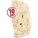 Hazar Gıda Geleneksel Lezzet Taptaze Yumuşak 10 Adet Dürüm Lavaş Ekmek