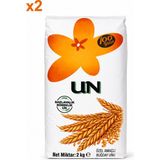 Hazar Gıda Özel Amaçlı Baklavalık Böreklik Buğday Unu 4 kg (2 x 2 Kg)