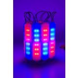 Hazar Led 12 Volt 12 Ledli 3 Watt Kırmızı-mavi Animasyonlu Çakar Modül Led (5 ADET)