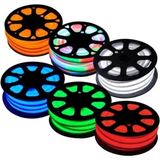 Hazar Led 12 Volt 6x12mm Turuncu Neon Led 50 Metre Makara (2.5 cm'de Kesilebilir.) - 25 m
