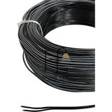 Hazar Led 2 Pin Jst Elektrik Kablosu 2'li Şerit LED Kablo 2X0,22MM Siyah Beyaz Kalaylı %100 Bakır Kordon Kablo 100M