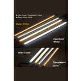 Hazar Led 220 Volt 4014 Çubuk Led 50cm Kasalı Dim Edilebilir Bar Led Gün Işığı -opak Cam