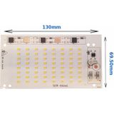 Hazar Led 220 Volt 50 Watt SMD 2835 Ledli Hazır Projektör Ledi Beyaz Hazır Projektör PCB