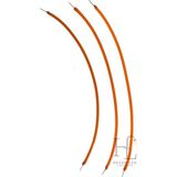 Hazar Led 3 Volt 130MM Esnek LED Filament Pembe Retro Tungsten Filament 3 Adet - 13 cm
